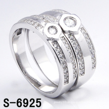 Mode Weiß 925 Silber Ehering (S-6925. JPG)